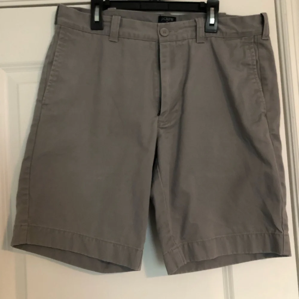 J. Crew Gramercy Classic Gray Chino Shorts